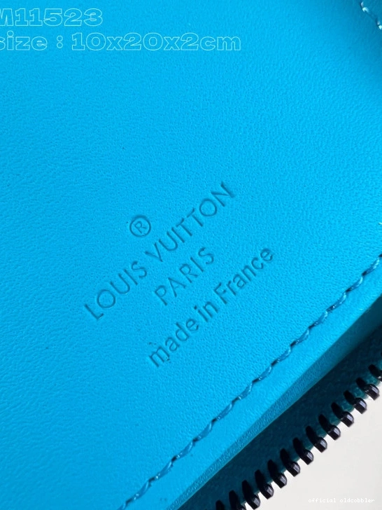 Official oldcobbler WALLET-10*20*2 VUITTON LOUIS cm ZIPPY 0729